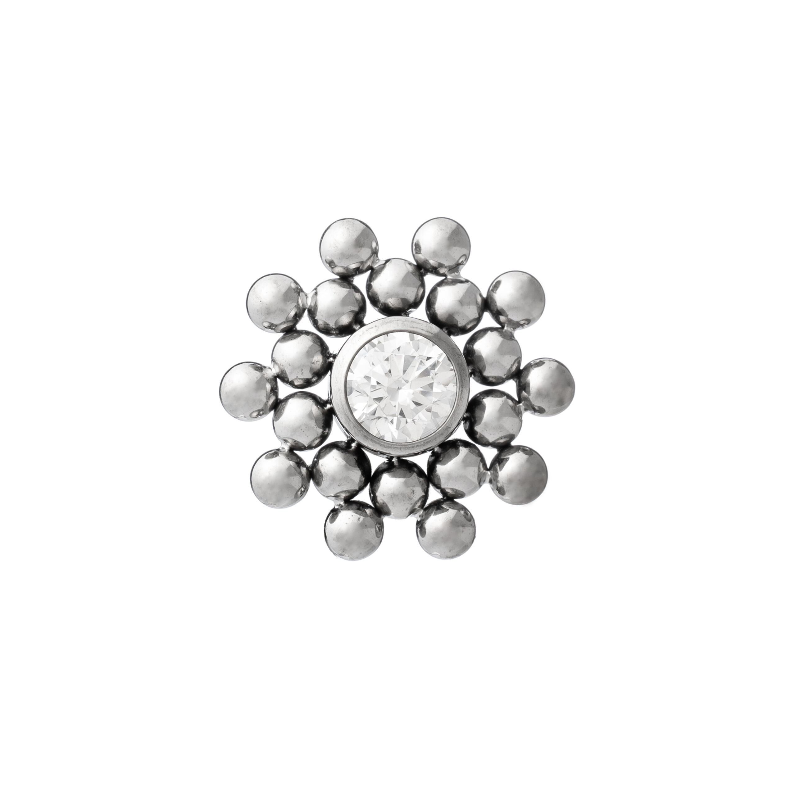 Beaded Halo Titanium Top