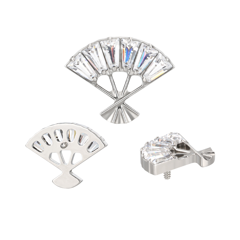 Crystal Fan Titanium Top